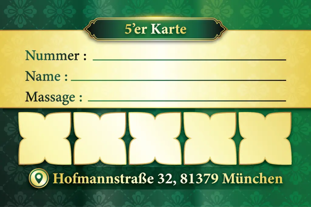 5er Karte Rückseite