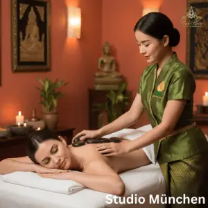 Hot Stone Massage in München mit warmen Lavasteinen