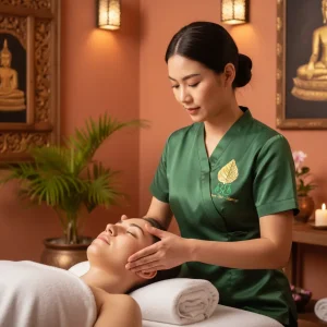 Gesichtsmassage