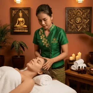 Kopfmassage im Bai Bun Studio