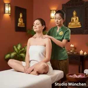 Schulter und Nacken Massage im Bai Bun Studio München