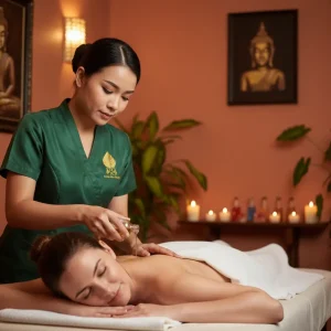 Aromaöl Massage entspannt