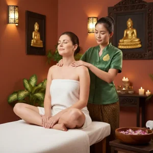 Schulter- und Nackenmassage